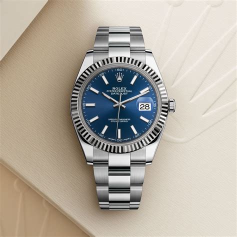 Rolex Datejust 41 watch: Oystersteel and white gold 